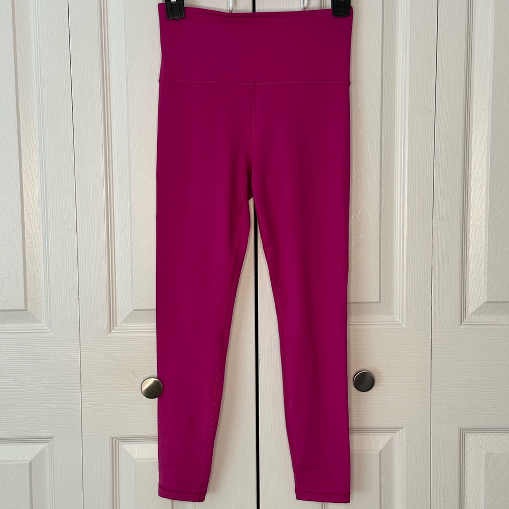 Athleta Elation Ultra High Rise 7/8 Tight  Pink Fuchsia XS